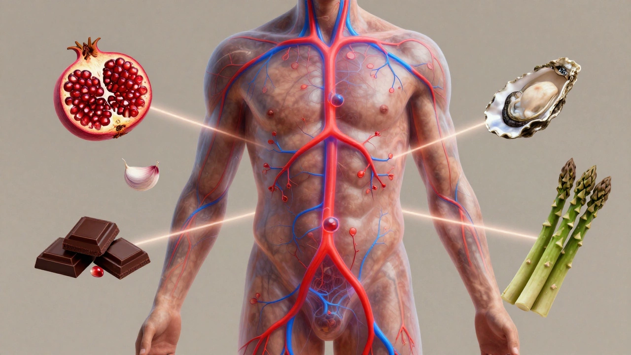 Прозрачные сосуды на теле светятся, соединяясь с продуктами, улучшающими кровоток.